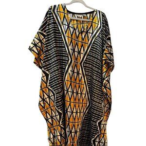 Vintage Sante' Classics Geometric Kaftan – One Size
